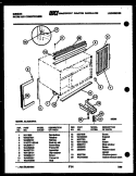 CABINET AND INSTALLATION PARTS Diagram and Parts List for AL06A4EVA  Gibson Air Conditioner