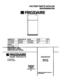 COVER Diagram and Parts List for FRT21LRGW2  Frigidaire Refrigerator