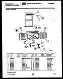 CABINET AND INSTALLATION PARTS Diagram and Parts List for MH312G1QA  Kelvinator Air Conditioner