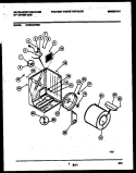 CABINET AND COMPONENT PARTS Diagram and Parts List for WDG646RBSW0  Frigidaire Dryer