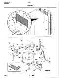 SYSTEM Diagram and Parts List for F22CW4  Frigidaire Freezer