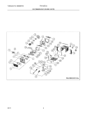 RECOMMENDED SPARE PARTS Diagram and Parts List for FRA12EZU210  Frigidaire Air Conditioner