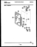 CABINET PARTS Diagram and Parts List for TFU09M4AW3  Tappan Freezer