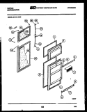 Part Location Diagram of 5303007295 Frigidaire SUPPORT-DOOR RACK