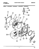 DOOR, FRONT PANEL, LINT FILTER Diagram and Parts List for F32C336CS0  Frigidaire Dryer