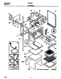 LOWER BODY Diagram and Parts List for TGO356BFWA  Tappan Range