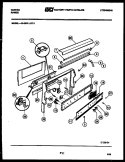 BACKGUARD Diagram and Parts List for 30-3978-00-05  Tappan Range