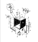 OUTER TUB Diagram and Parts List for SC750DXR6  Frigidaire Dishwasher
