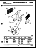 ELECTRICAL PARTS Diagram and Parts List for AL05A4EVA  Gibson Air Conditioner
