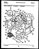 BODY PARTS Diagram and Parts List for 36-3692-23-01  Tappan Range