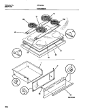 Part Location Diagram of 5303271631 Frigidaire TRIM FRAME, GLASS TOP