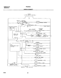 WIRING SCHEMATIC Diagram and Parts List for FRS26R2AW5  Frigidaire Refrigerator