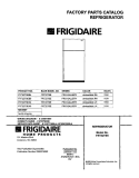 COVER Diagram and Parts List for FRT22TSEK5  Frigidaire Refrigerator