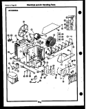 ELECTRICAL AND AIR HANDLING PARTS Diagram and Parts List for AK16E6RRBA  Frigidaire Air Conditioner
