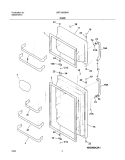 DOORS Diagram and Parts List for GRT15B3BW1  Gibson Refrigerator