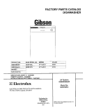 COVER Diagram and Parts List for GDB742RJB1  Gibson Dishwasher