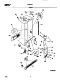CABINET Diagram and Parts List for GRS26ZRGD1  Gibson Refrigerator