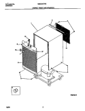 CABINET FRONT AND WRAPPER Diagram and Parts List for MDDQ40FW3  Frigidaire Dehumidifier