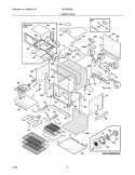 LOWER OVEN Diagram and Parts List for GLEB30M9EQA  Frigidaire Microwave Oven Combo