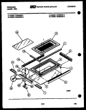 UPPER OVEN DOOR PARTS Diagram and Parts List for GPM638BDL3  Frigidaire Range