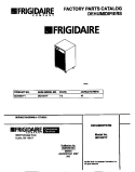 COVER Diagram and Parts List for MDH40YF1  Frigidaire Dehumidifier