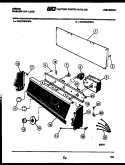 CONSOLE AND CONTROL PARTS Diagram and Parts List for WA27M6WXFA  Gibson Washer