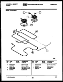 BROILER PARTS Diagram and Parts List for 31-6239-00-02  Tappan Range