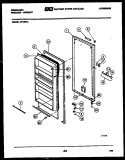 DOOR PARTS Diagram and Parts List for UF10NL2  Frigidaire Freezer