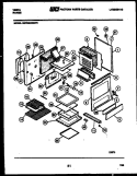 Part Location Diagram of 5304442087 Frigidaire Broiler Pan & Insert