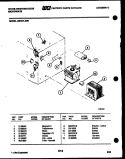 POWER CONTROL Diagram and Parts List for KM487LXM0  Frigidaire Microwave