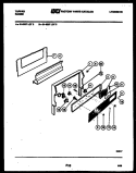 BACKGUARD Diagram and Parts List for 31-2237-00-03  Tappan Range
