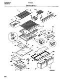 SHELVES / CONTROLS Diagram and Parts List for FRT21TRCD0  Frigidaire Refrigerator