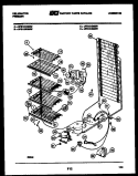 SYSTEM AND ELECTRICAL PARTS Diagram and Parts List for UFS101DM2W  Kelvinator Freezer