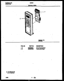 Part Location Diagram of 5303300223 Frigidaire PANEL-CONTROL Assembly