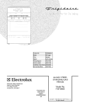 COVER Diagram and Parts List for FGFB86DCD  Frigidaire Range