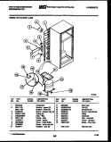 SYSTEM AND AUTOMATIC DEFROST PARTS Diagram and Parts List for RT114LCH2  Frigidaire Refrigerator