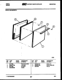 Part Location Diagram of 3017039 Frigidaire PANEL-WHITE
