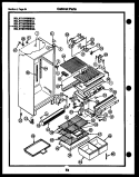 CABINET PARTS Diagram and Parts List for RT21F6WSGA  Gibson Refrigerator