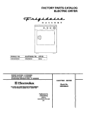 COVER Diagram and Parts List for GSEQ642AS0  Frigidaire Dryer