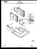 COMPRESSOR PARTS Diagram and Parts List for FAL123S1A3  Frigidaire Air Conditioner