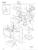 DISPENSER Diagram and Parts List for MRS26LGJQ2  Frigidaire Refrigerator