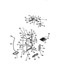 CABINET W / FAN ASSEMBLY Diagram and Parts List for TUK210AN5F  Kelvinator Refrigerator
