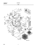 BODY Diagram and Parts List for GLEB27S7CSB  Frigidaire Wall Oven