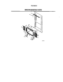 WINDOW MOUNTING PARTS Diagram and Parts List for FAL104J1A1  Frigidaire Air Conditioner