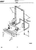 FRAME Diagram and Parts List for MDR251RHR0  Frigidaire Dishwasher