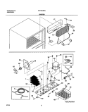SYSTEM Diagram and Parts List for FRT18LR7AQA  Frigidaire Refrigerator
