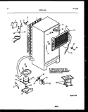 SYSTEM AND AUTOMATIC DEFROST PARTS Diagram and Parts List for FPE19TRW0  Frigidaire Refrigerator