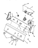 CONTROL PANEL Diagram and Parts List for WWX443YBW3  Frigidaire Washer