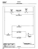 WIRING DIAGRAM Diagram and Parts List for MEF305PBWG  Frigidaire Range