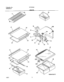 SHELVES Diagram and Parts List for FRT18IG4AQ2  Frigidaire Refrigerator